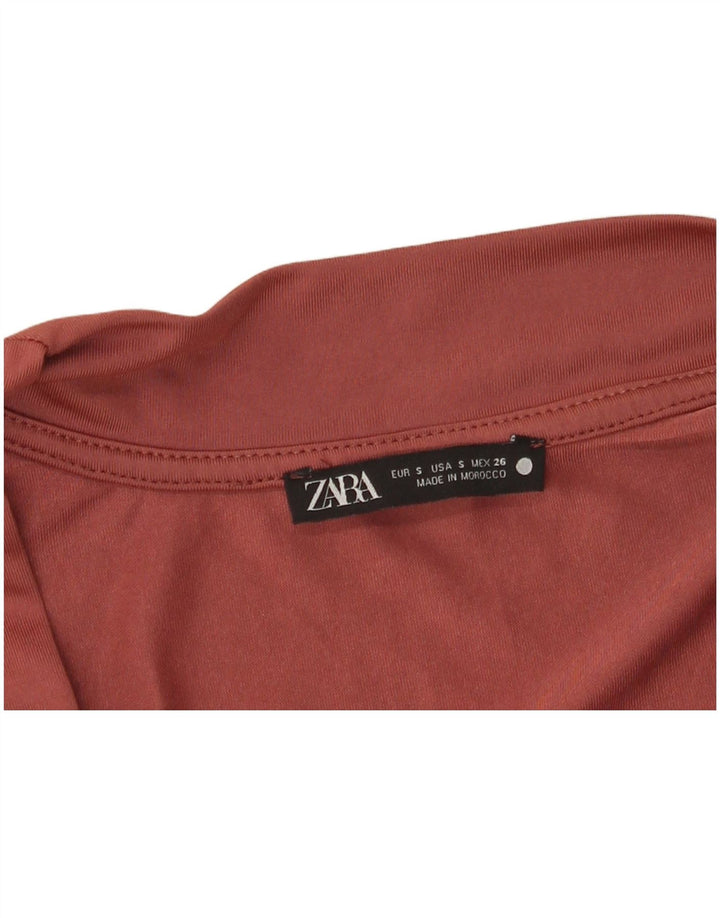 Body Zara femei UK 10 mic maro