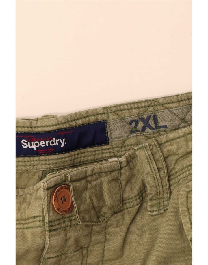 Pantaloni scurti cargo Superdry pentru bărbați 2XL W40 bumbac kaki