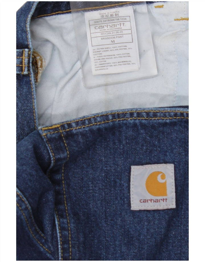 Blugi conici pentru bărbați CARHARTT Mediu L36 L29 Bumbac albastru