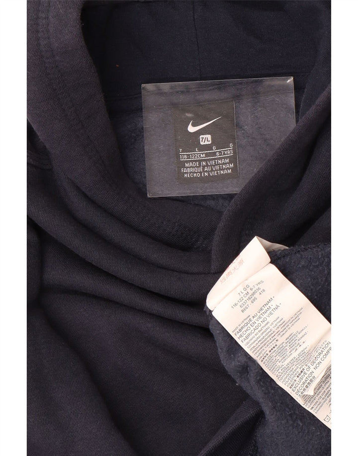 Pulover NIKE pentru băieți, 6-7 ani, mare, bleumarin, bumbac