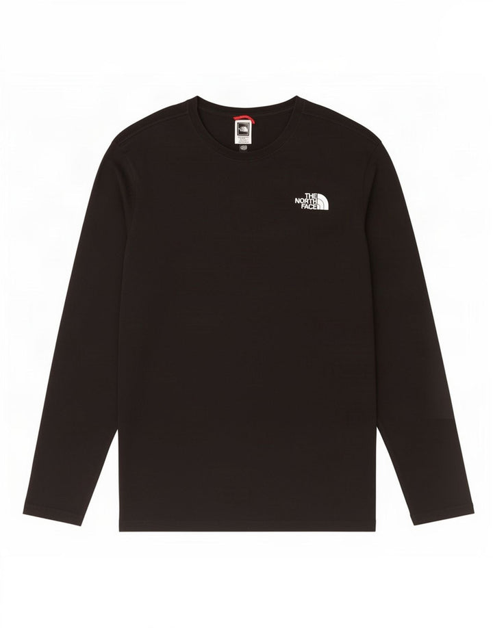 The North Face pentru bărbați grafic Top cu mânecă lungă din bumbac negru mic