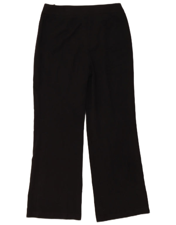 Marks & Spencer Pantaloni casual Bootcut pentru femei UK 12 Medium W32 L30 Negru