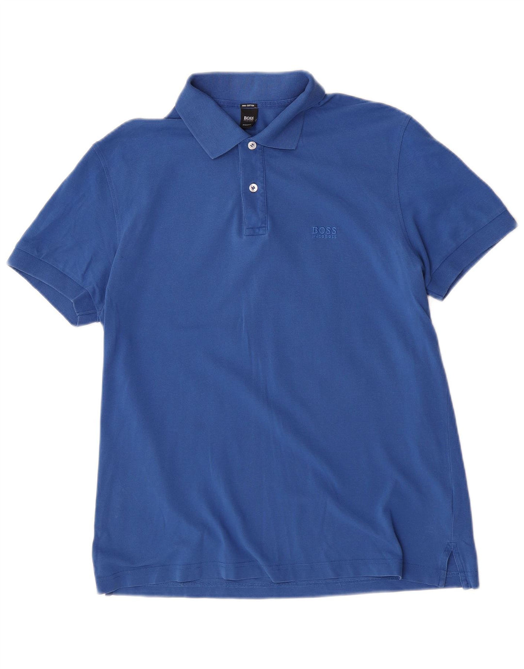 Cămașă polo Hugo Boss pentru bărbați, cu formă normală, mare, albastru, bumbac