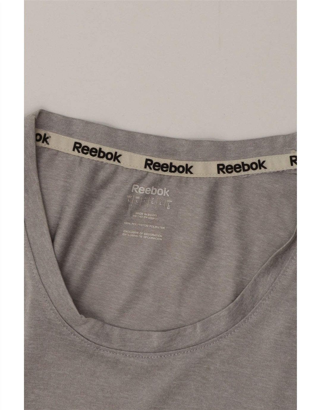 Tricou pentru femei REEBOK Top UK 16 Large Gri Poliester