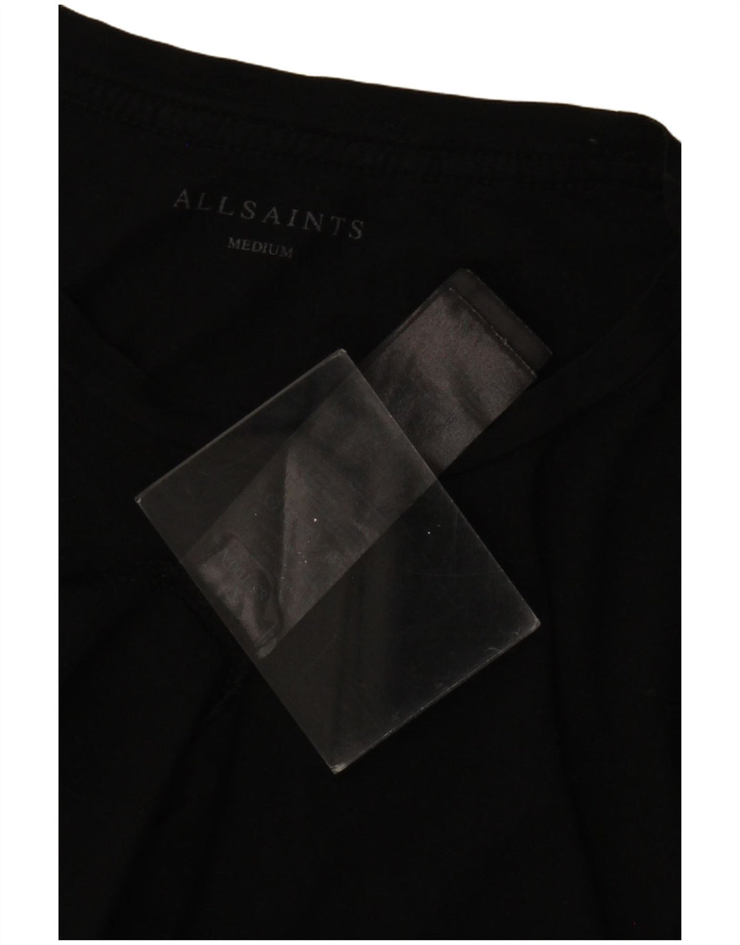 ALL SAINTS Tricou Bărbați Top Mediu Negru Bumbac