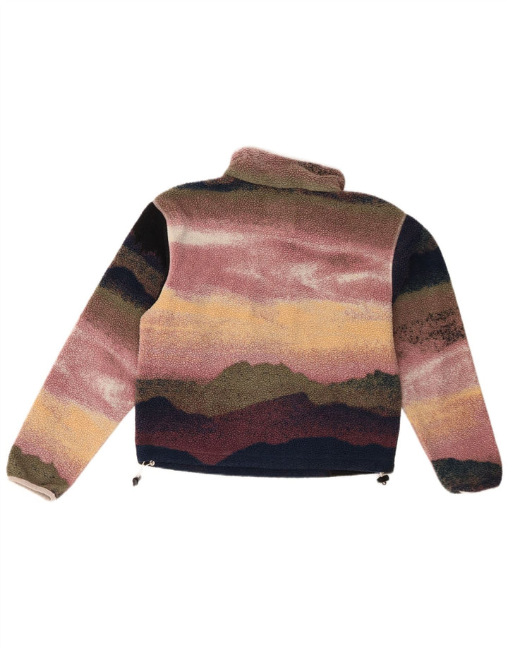 Pulover oversize din lână Columbia pentru femei UK 10 mic multicolor