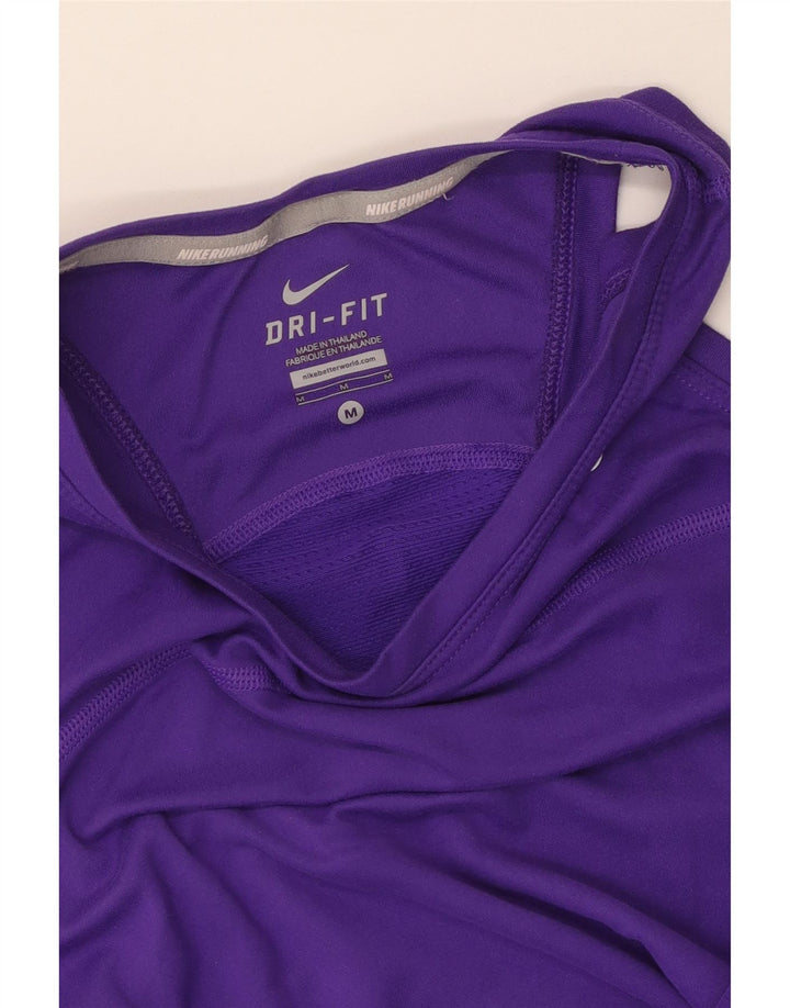 Top cu vestă Dri Fit NIKE pentru femei UK 12, violet mediu