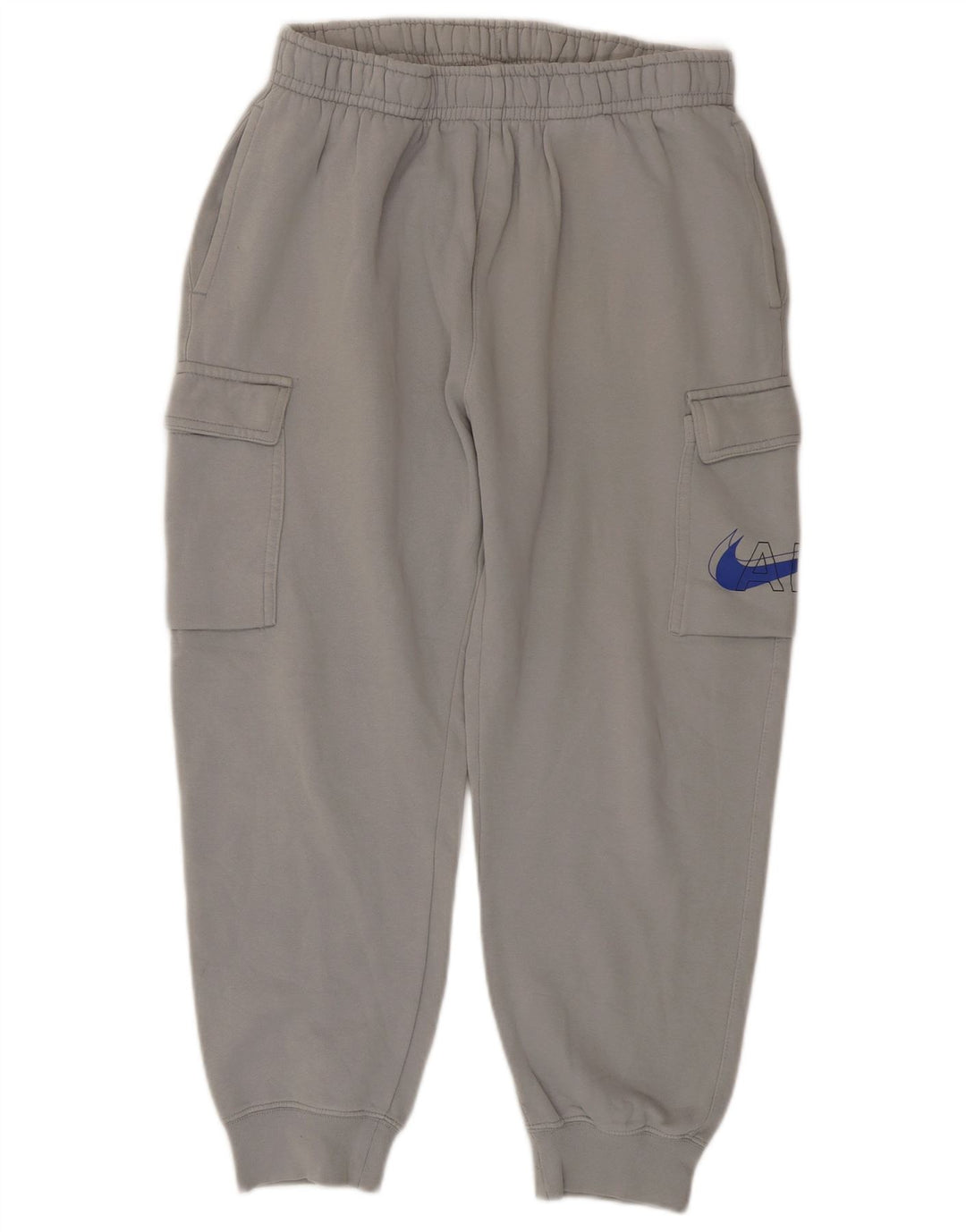 Pantaloni de trening Nike pentru bărbați Cargo Crop Pantaloni de jogging, bumbac gri mediu