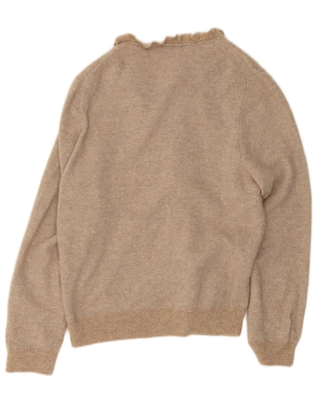 Pulover cardigan pentru femei J. Crew UK 18 XL Lână bej