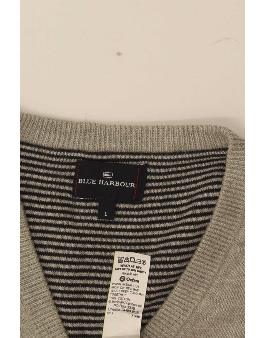 Marks & Spencer pentru bărbați Blue Harbour Vest Tank Top Mare Bumbac Gri