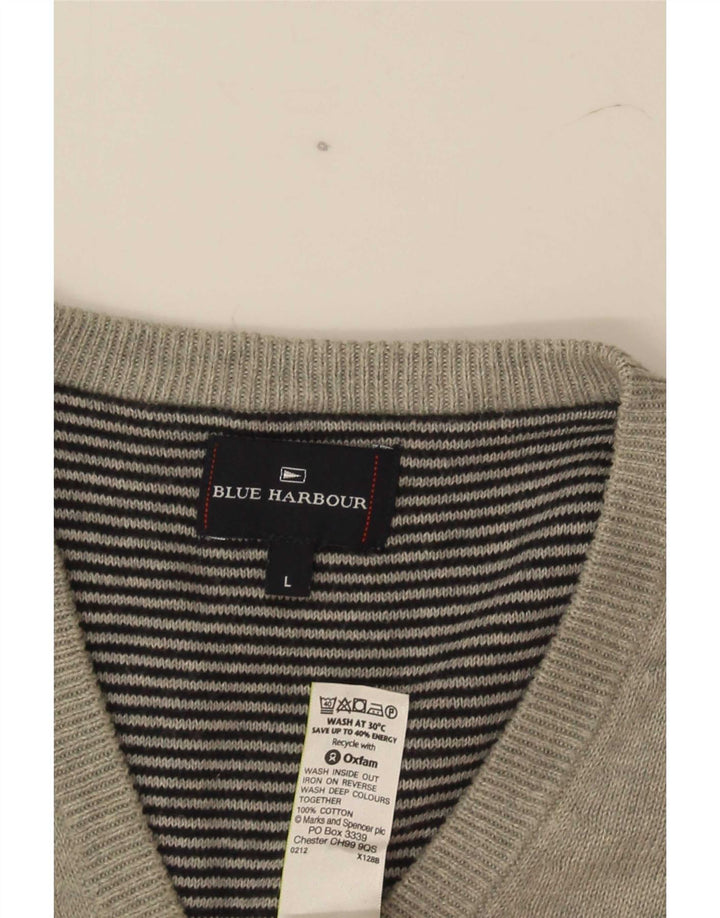 Marks & Spencer pentru bărbați Blue Harbour Vest Tank Top Mare Bumbac Gri