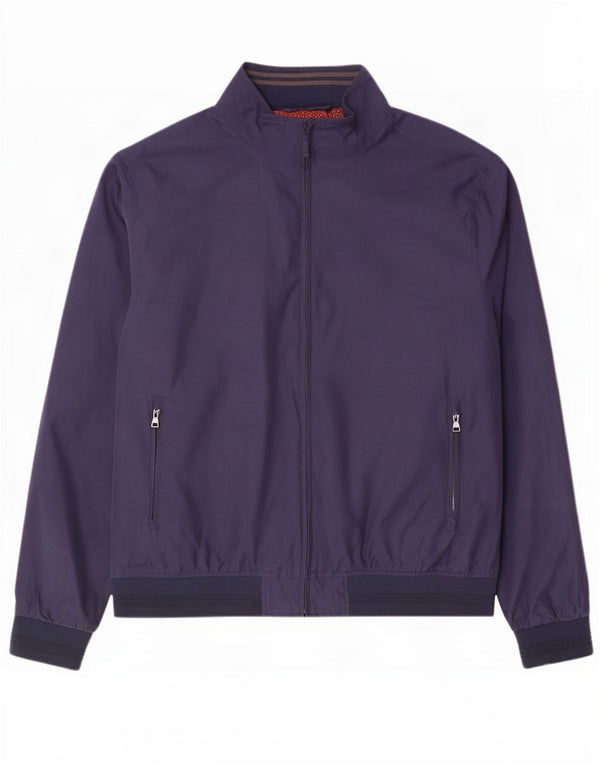Jachetă Bomber pentru bărbați Marks & Spencer UK 46 3XL Poliester bleumarin