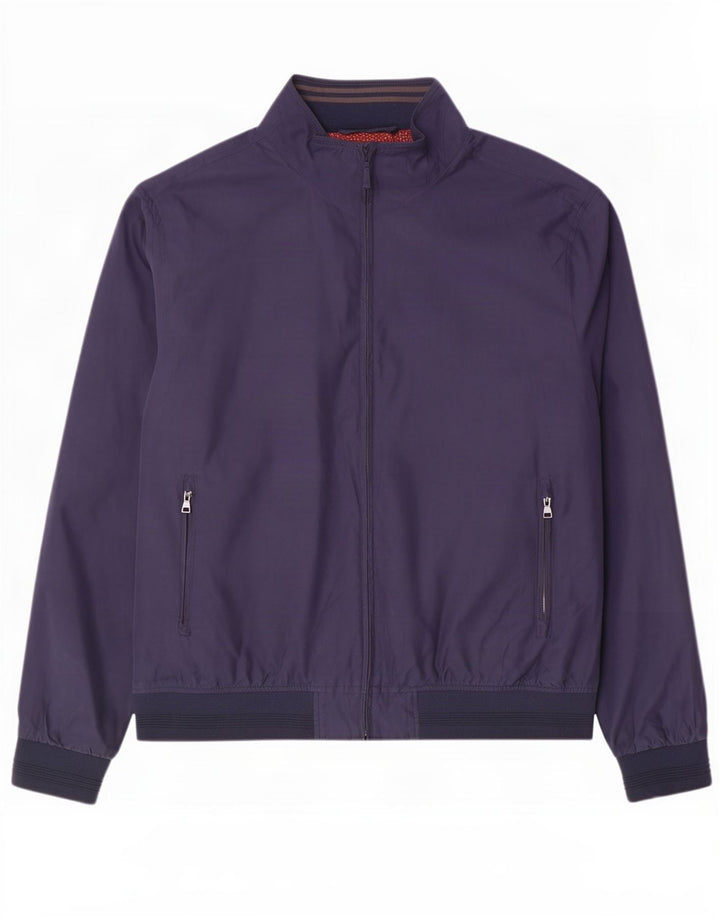 Jachetă Bomber pentru bărbați Marks & Spencer UK 46 3XL Poliester bleumarin