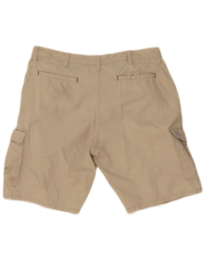 WRANGLER Mens Cargo Shorts W36 Large Beige Cotton