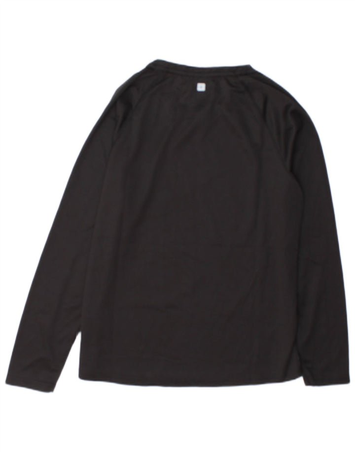 Mountain Warehouse Top pentru bărbați cu mânecă lungă UK 14 Poliester negru mare