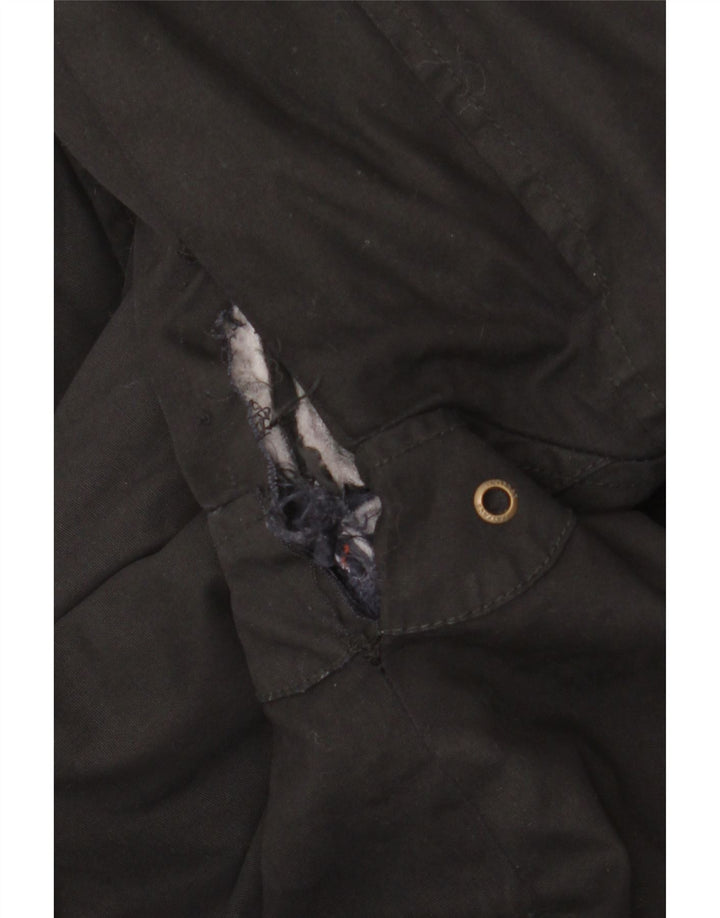 Jachetă pentru bărbați Fat Face din bumbac cerat UK 40 Large Black