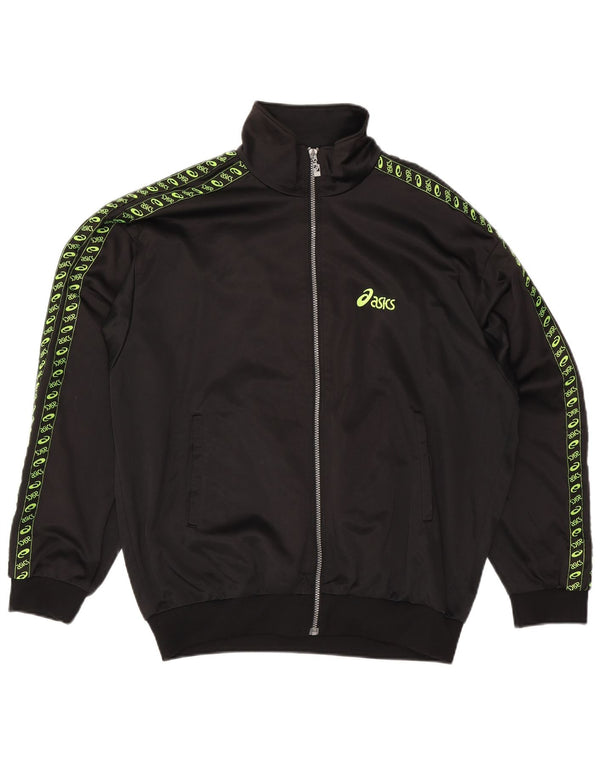Jachetă de top pentru trening grafic Asics pentru bărbați XL, negru