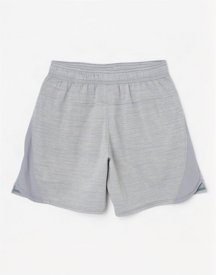 Pantaloni scurți sport Under Armour pentru băieți, 5-6 ani, poliester cu pete albastre