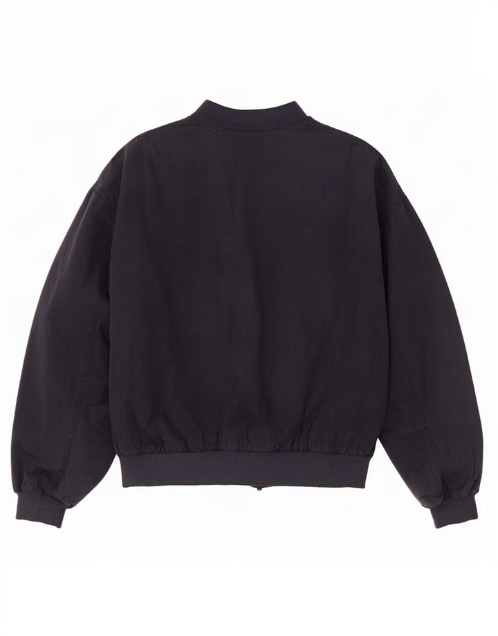 Jachetă bomber supradimensionată pentru femei Trussardi UK 16, mare, bleumarin
