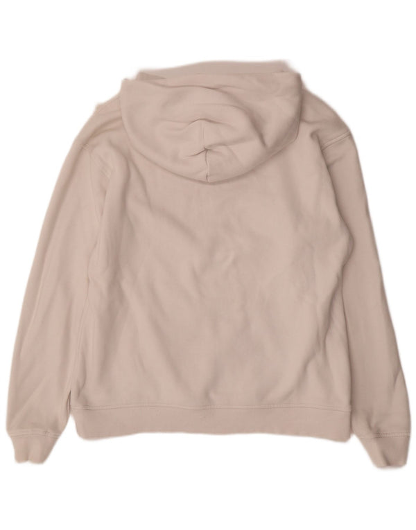 TOMMY HILFIGER Pulover cu glugă cu grafic pentru femei UK 16, mare, alb, bumbac