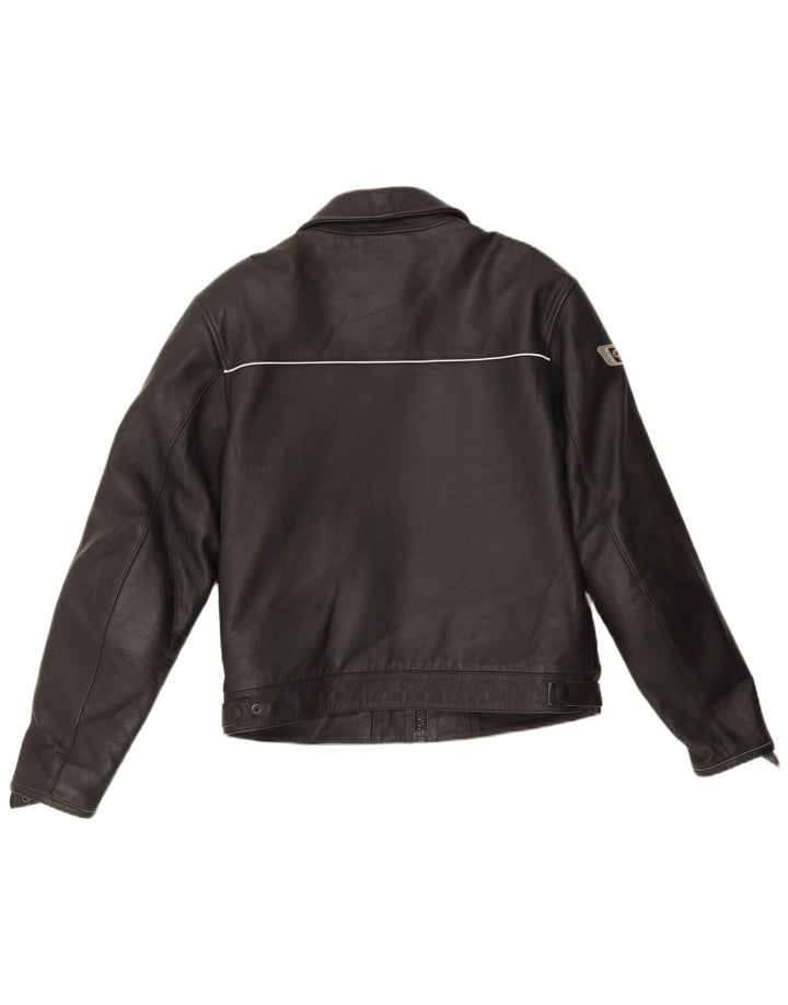 Jachetă Alpinestars din piele grafică pentru bărbați EU 50 din piele neagră medie
