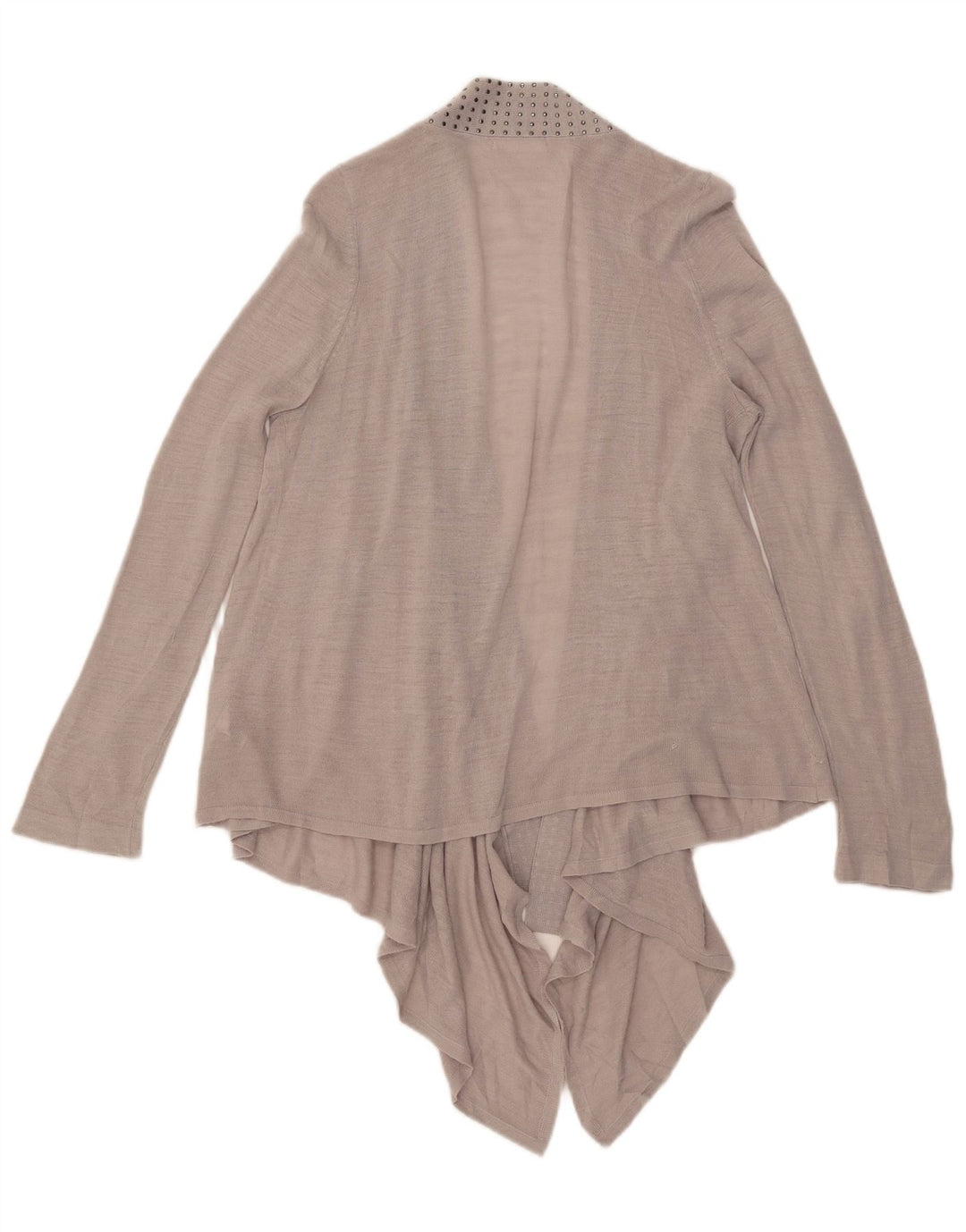 Top cardigan asimetric pentru femei Marks & Spencer UK 14 Medium Gri Acrilic