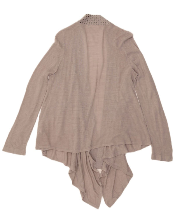 Top cardigan asimetric pentru femei Marks & Spencer UK 14 Medium Gri Acrilic
