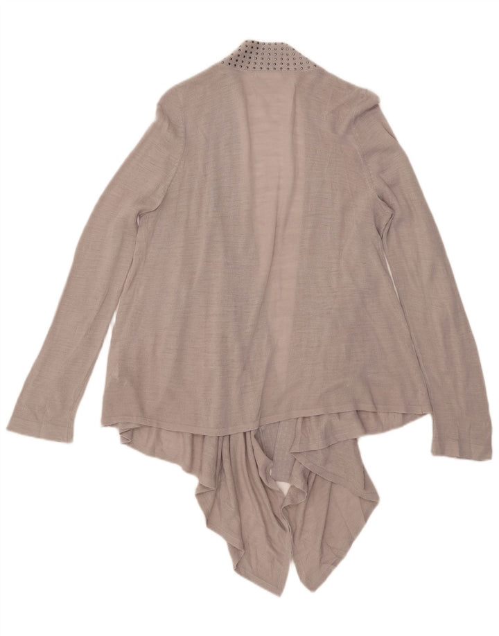 Top cardigan asimetric pentru femei Marks & Spencer UK 14 Medium Gri Acrilic