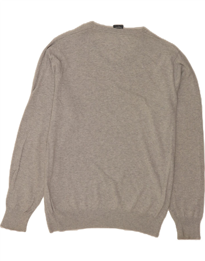 DIESEL Mens V-Neck Jumper Sweater Small Grey Cotton Vintage Diesel and Second-Hand Diesel from Messina Hembry 