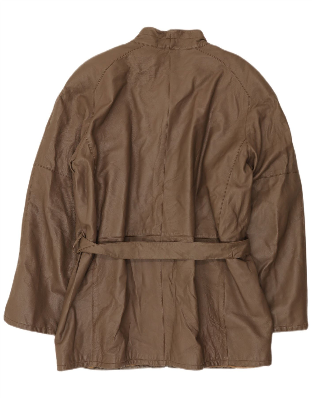 Jachetă de piele vintage pentru bărbați IT 56 3XL maro