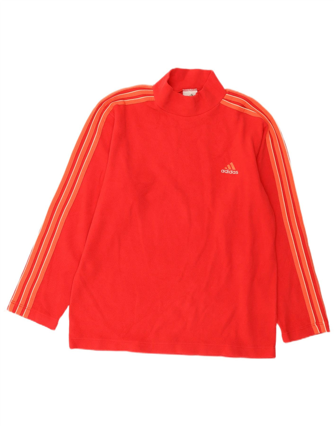 Pulover pentru bărbați Adidas Fleece UK 38/40 Poliester roșu mediu