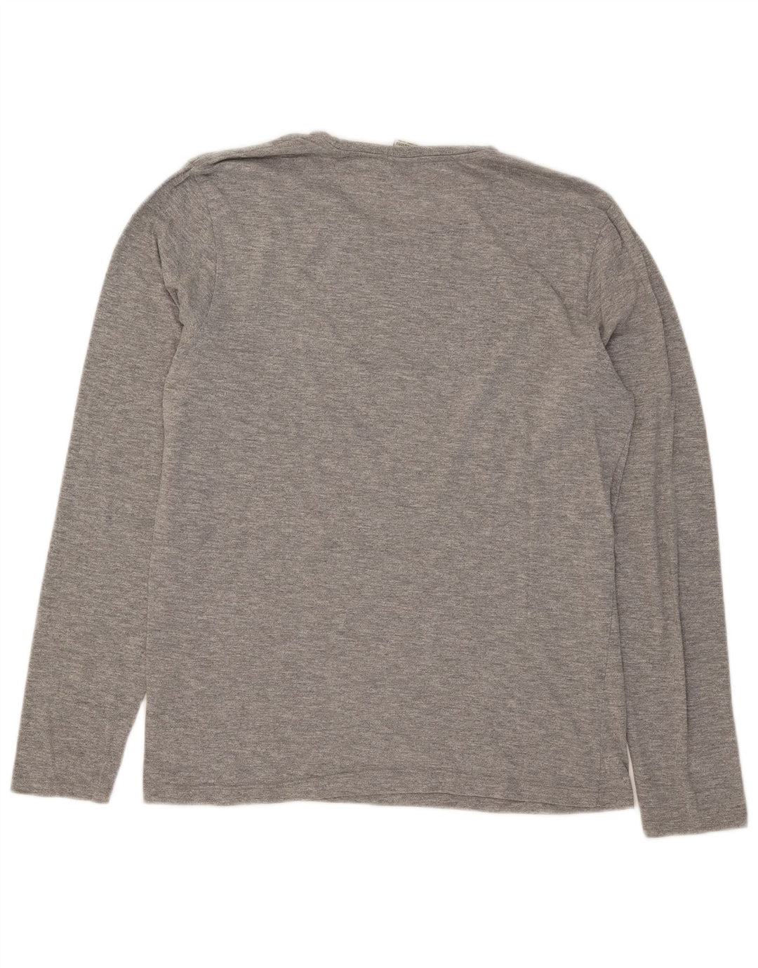 Scotch & Soda Top pentru bărbați cu mânecă lungă, mare, gri din bumbac