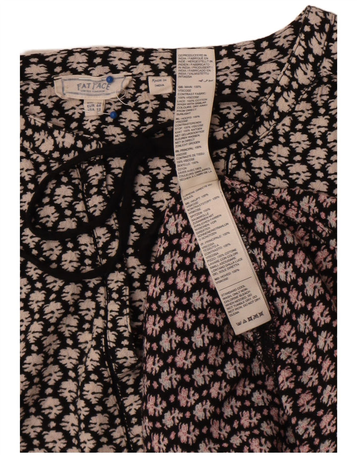 Top cu tunică cu mânecă lungă pentru femei Fat Face UK 16 mare, multicolor, floral