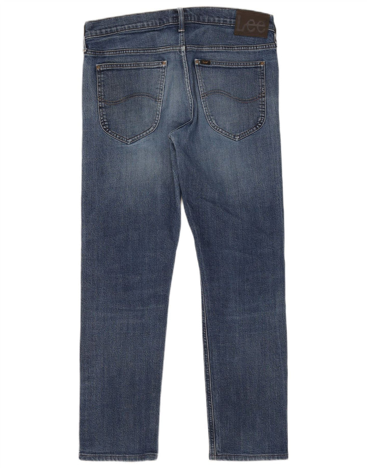 Blugi Lee pentru bărbați Daren Zip Fly Slim W32 L29 Bumbac albastru