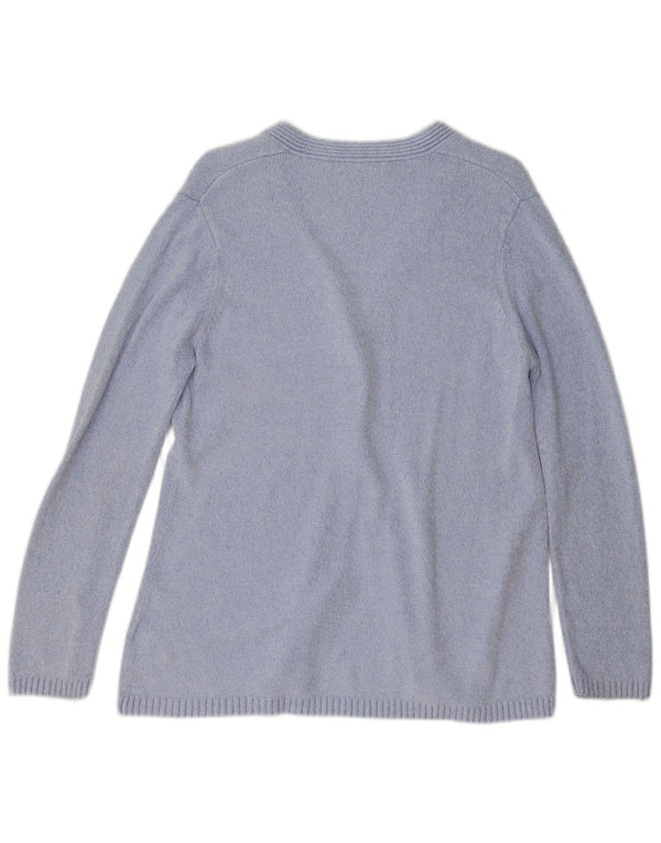 Pulover cardigan pentru femei Marks & Spencer UK 12 Medium Blue Viscose
