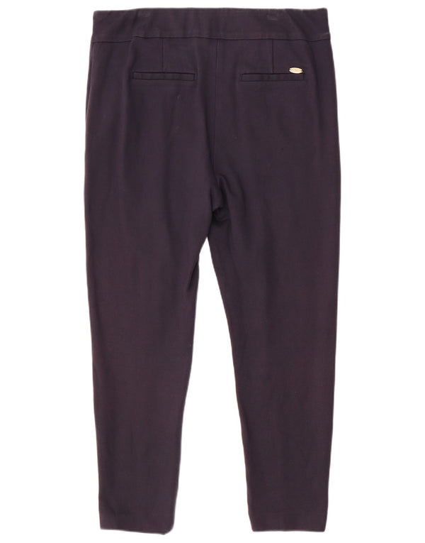 Pantaloni casual pentru femei Marks & Spencer UK 16 Large W34 L27 Bleumarin