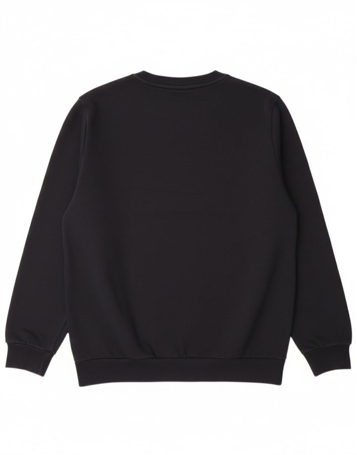 PUMA Mens Graphic Sweatshirt Jumper Medium Black Cotton