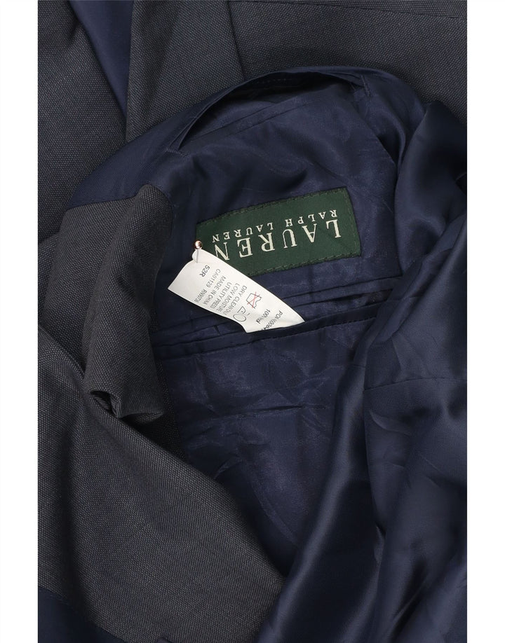 Jachetă pentru bărbați Ralph Lauren cu 2 nasturi IT 52 XL Lână bleumarin