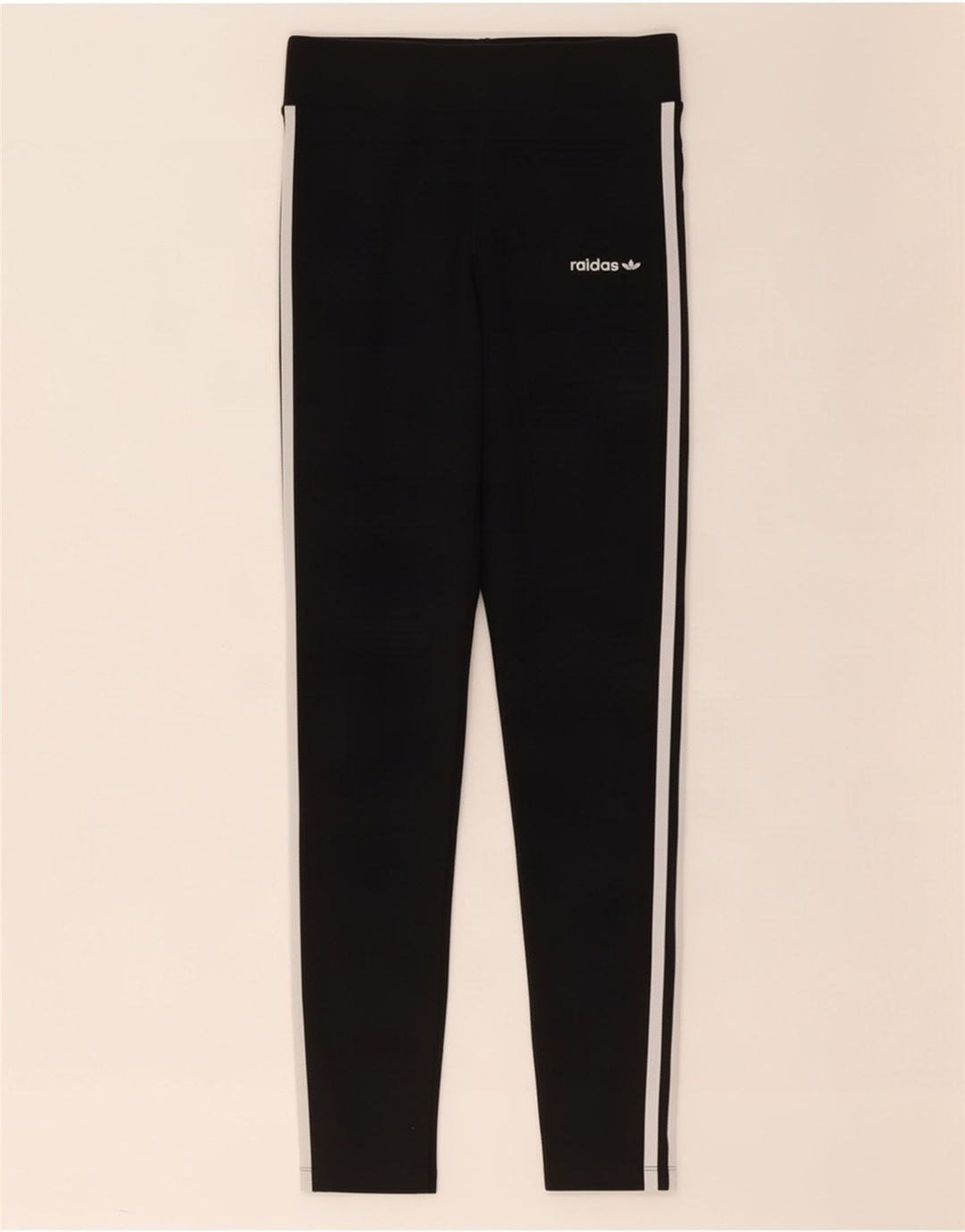 Leggings pentru femei Adidas UK 12, bumbac mediu negru