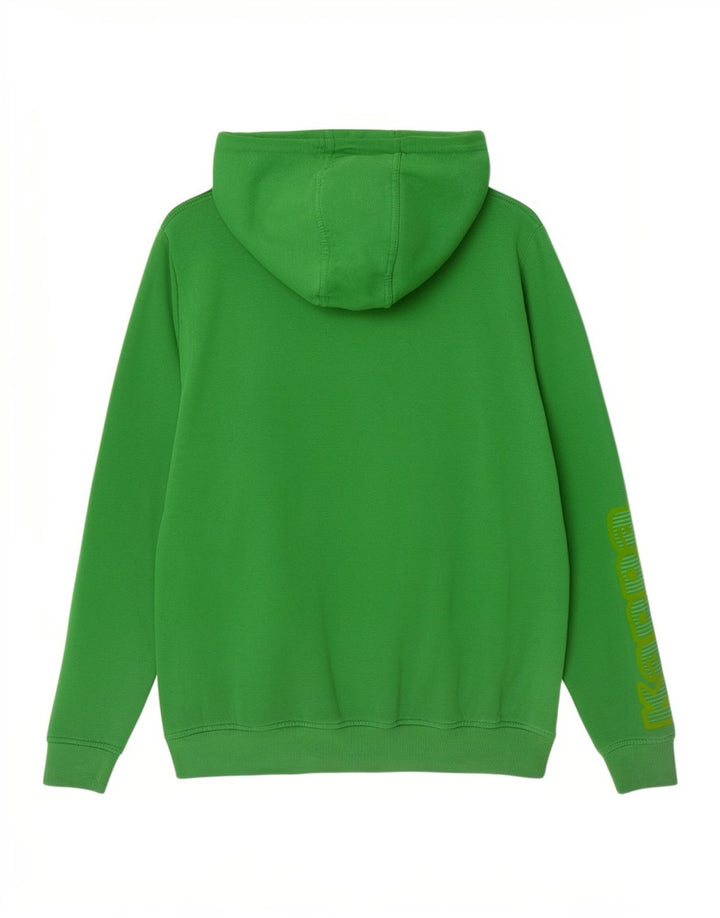 Hanoră grafică Kappa pentru bărbați, bumbac verde mediu