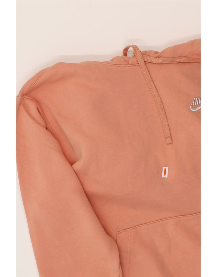 NIKE Mens Hoodie Jumper Medium Pink Cotton Vintage Nike and Second-Hand Nike from Messina Hembry 