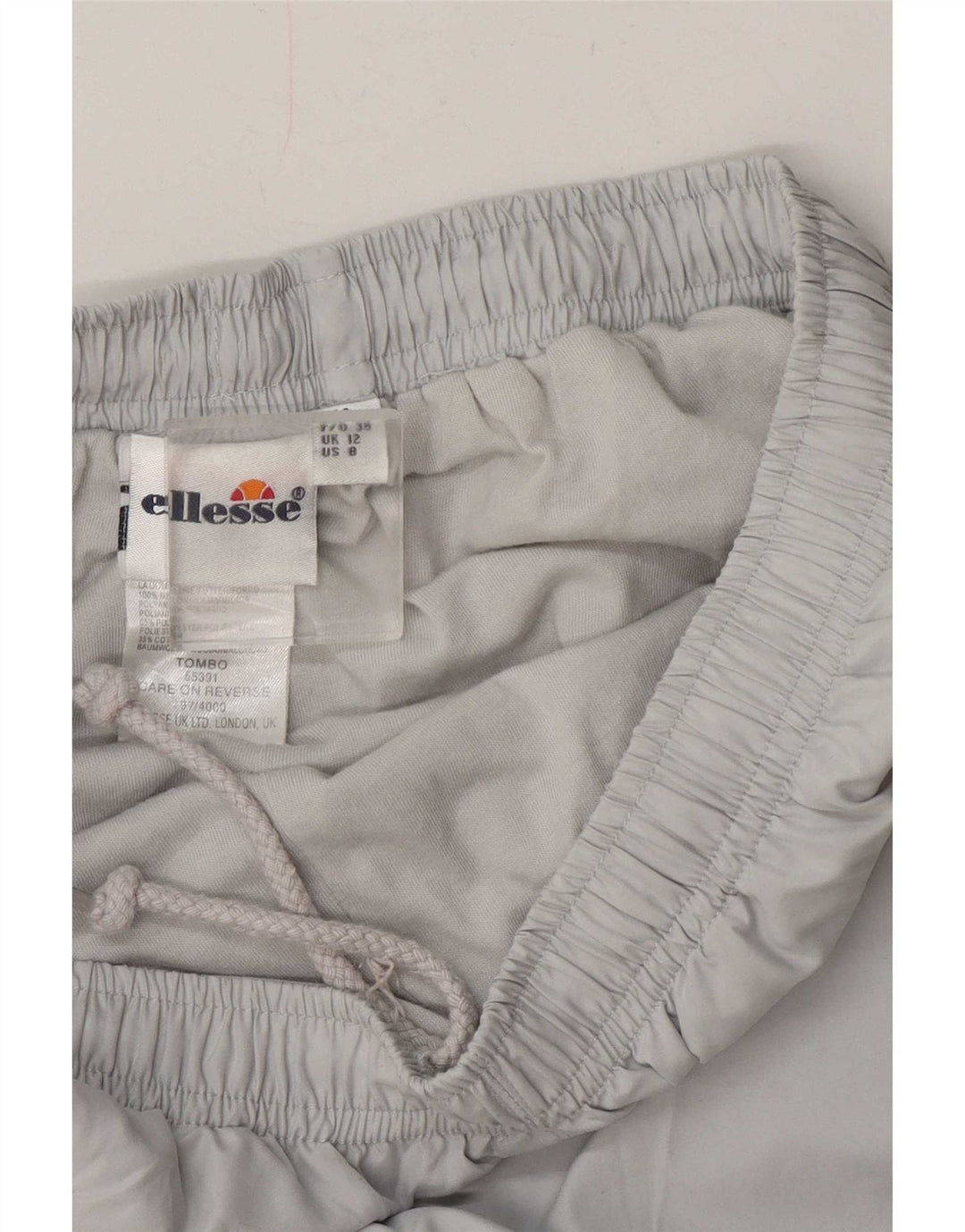 Pantaloni de trening Ellesse pentru femei UK 12 Medium Gri Poliester