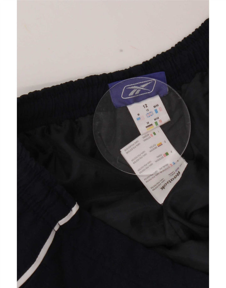 Pantaloni de trening Reebok Capri pentru femei UK 12 Medium Bleumarin Poliester
