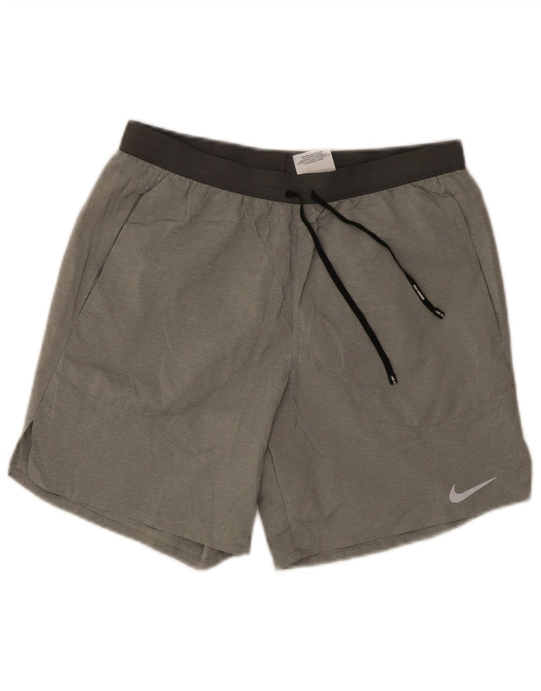 Pantaloni scurți sport Nike Dri Fit pentru femei UK 10 Small Gri Poliester