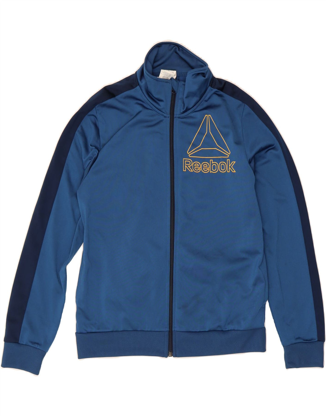 REEBOK Boys Tracksuit Top Jacket 13-14 Years Blue Polyester Vintage Reebok and Second-Hand Reebok from Messina Hembry 
