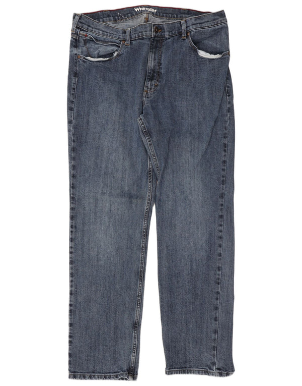 Blugi drepți Wrangler pentru bărbați W38 L32 Bumbac albastru