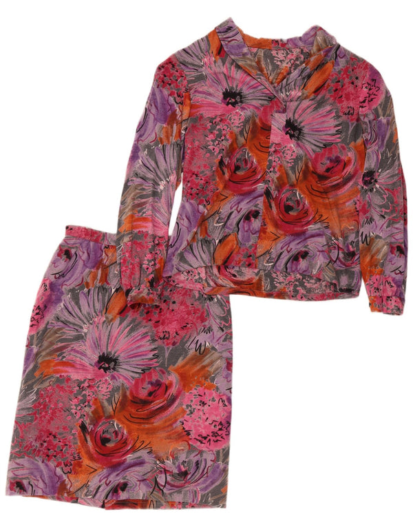 Set de fuste 2 piese Vintage pentru femei W24 Multicolore Floral