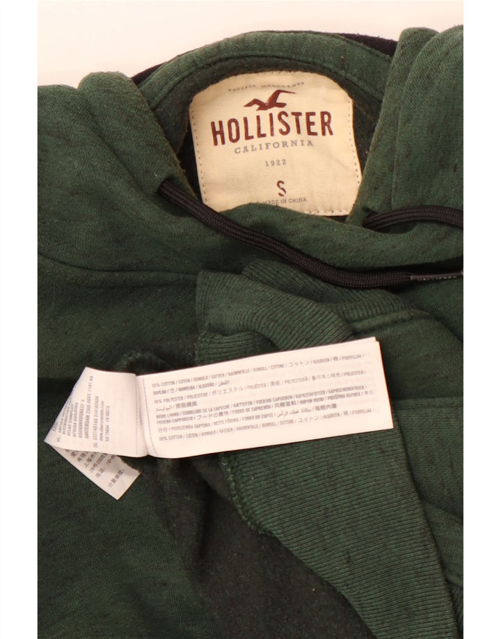 Pulover HOLLISTER pentru bărbați, bumbac cu pete mici, verde