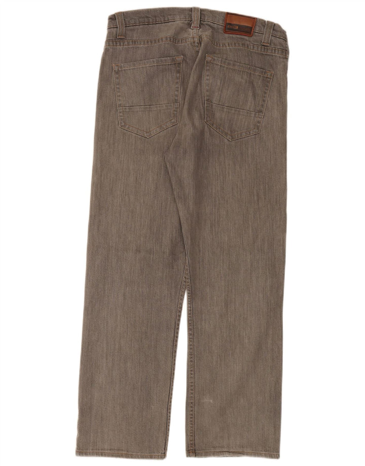 Blugi drepți pentru bărbați Marks & Spencer Blue Harbour W34 L29 bumbac gri