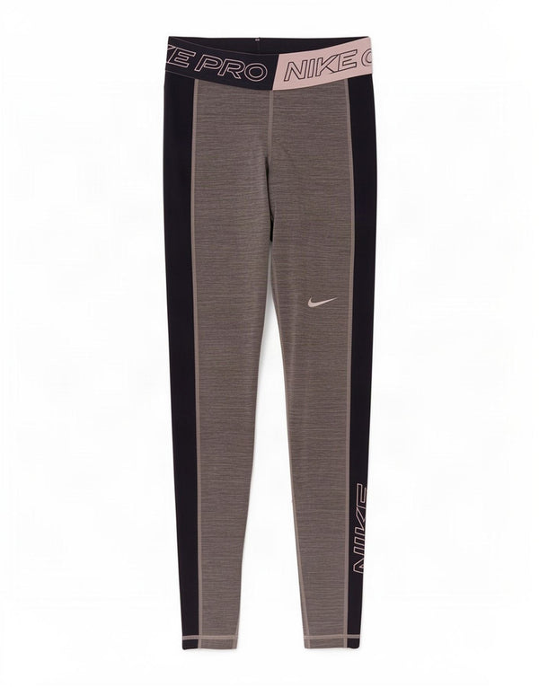 Leggings Nike Dri Fit Graphic pentru femei UK 4 XS Gri poliester color bloc